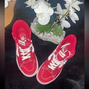 EUC-Red High Top Vans
